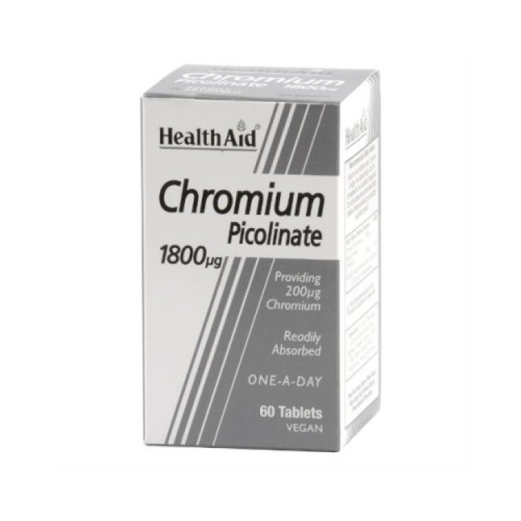 Health Aid Chromium Picolinate 200 Mcg 60 Comp