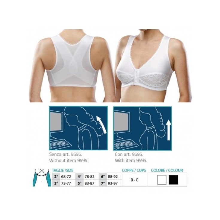 Safte Orione Art.9595 Support / shoulders Cups B White Size 2 1Piece