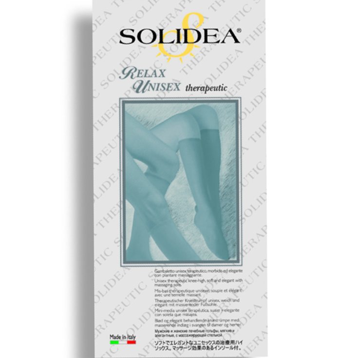 Solidea Relax Unisex Therapeutic Class 2 Closed Toe Anthracite Color Size L
