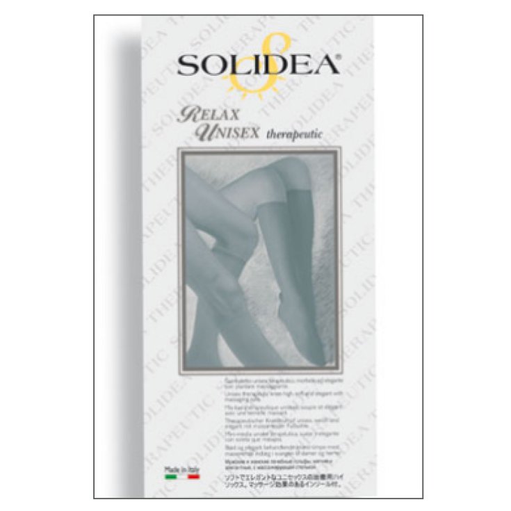 Solidea Relax Unisex CCL2 Knee-highs Brown Color Size XL