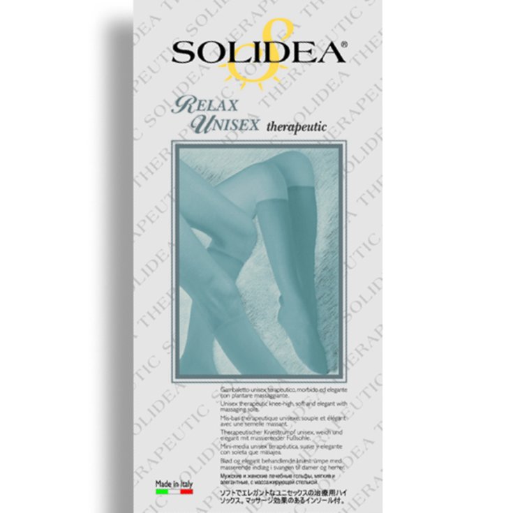 Solidea Relax Unisex Therapeutic Class 2 Open Toe Black Size Xl