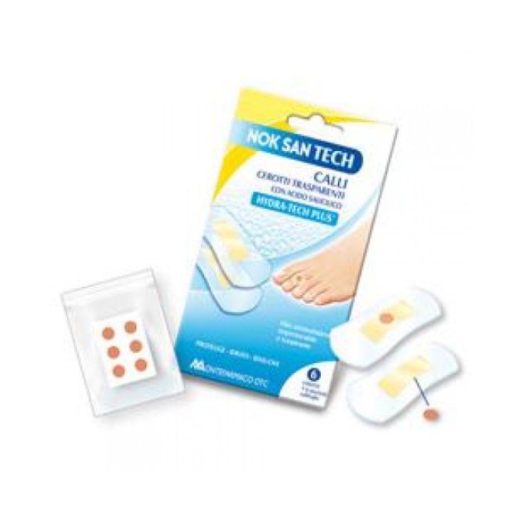 Nok San Tech Corn Plasters + Discs 6 Pieces