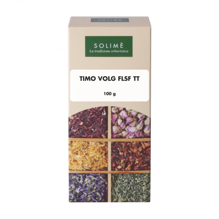 Solimè Thyme Vulgaris Flowers And Leaves Herbal Tea Cut 100g