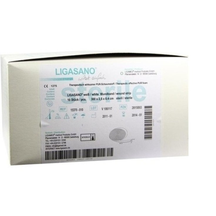 Ligasano Sterile Dressing 300x2,5x0,4cm 10 Dressings