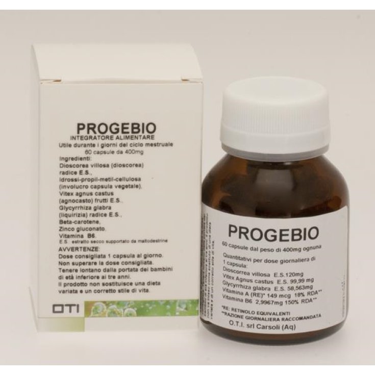 Progebio Food Supplement 60 Capsules of 400mg