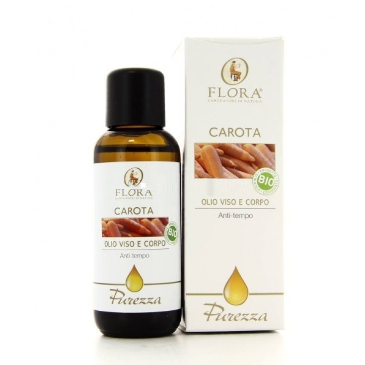 Flora Macerated Oils Vegetable Oil Face and Body with Carrot 50ml