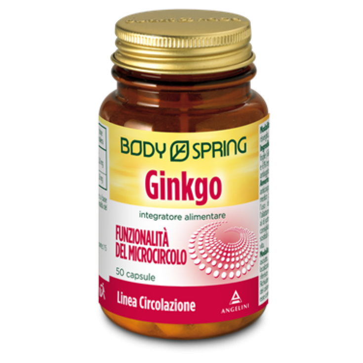 Body Spring Ginkgo Food Supplement 50 Capsules
