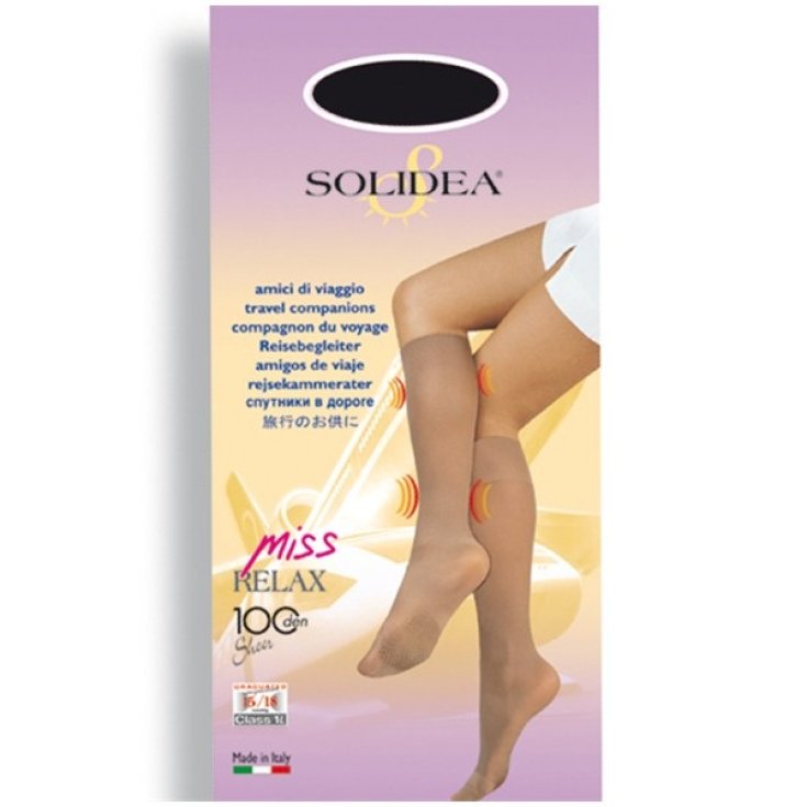 Solidea Miss Relax 100 Denari Knee-Highs Dark Blue 3 Size