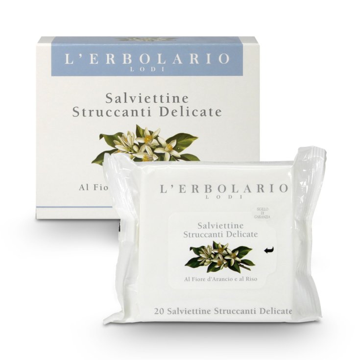 L'Erbolario Delicate Make-up Remover Wipes 20 Wipes