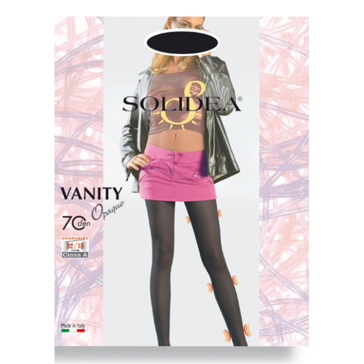 Solidea Vanity 70 Opaque Tights Moka Color Size 2-M