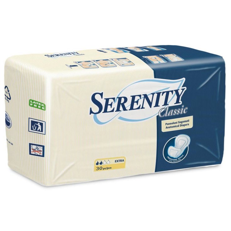 Serenity Classic Extra Shaped Diapers 30 Pieces