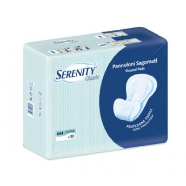Serenity Classic Super Shaped Diapers 30 Pieces