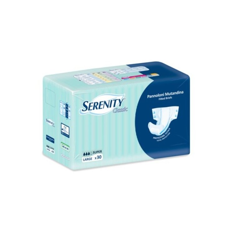 Serenity Classic Diapers Panties Super Large Size 30 Pieces