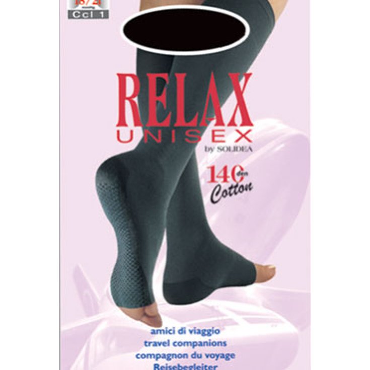 Solidea Relax 140 Knee-high Open Toe Unisex Color Black Size 4 Xl