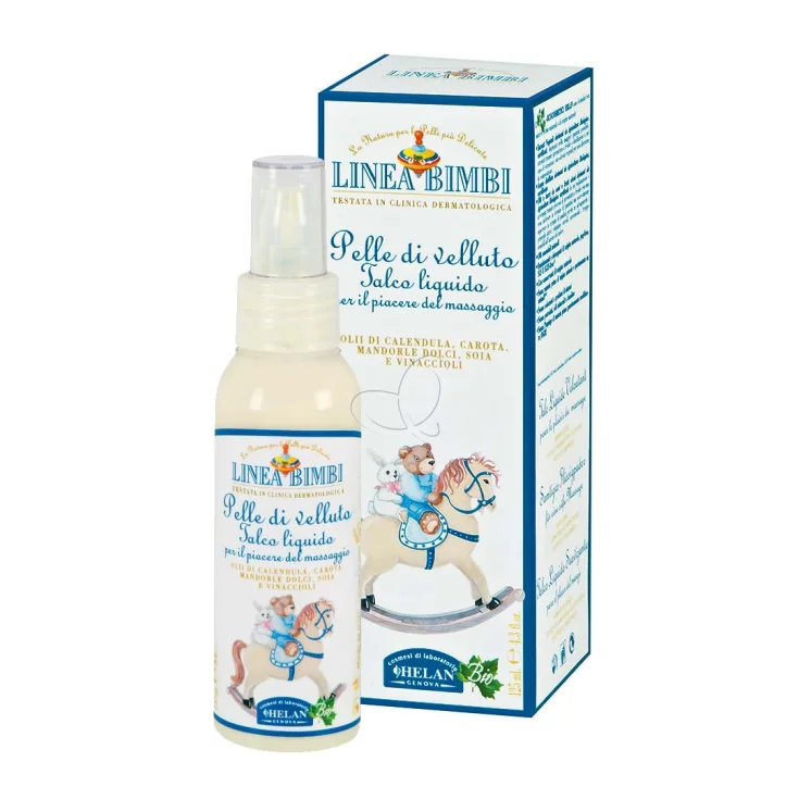 Helan Linea Bimbi Velvet Skin Organic Liquid Talc 100ml