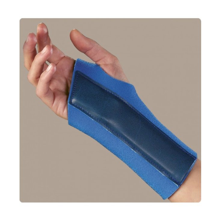 Ro + ten Neoprene Wrist Brace With Right Splints Blue Color Size L (wrist 19-24cm)