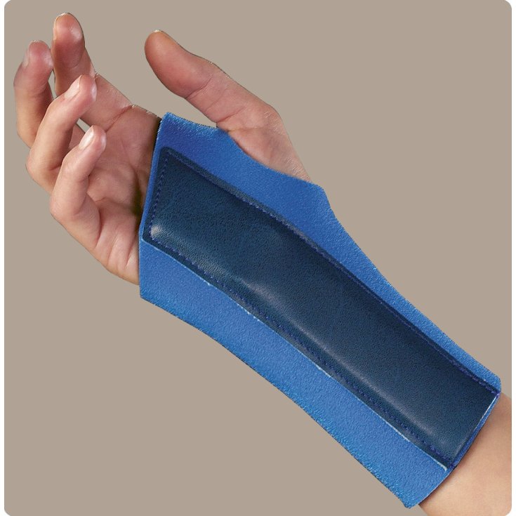 Ro + ten Object Left Blue Neoprene Wrist Brace With Splints Size L (wrist 19-24 cm)