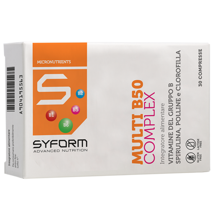 Syform Multi B50 Complex Food Supplement 30 Tablets