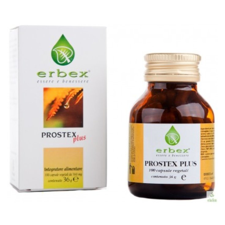 Erbex Prostex Plus Food Supplement 100 Capsules