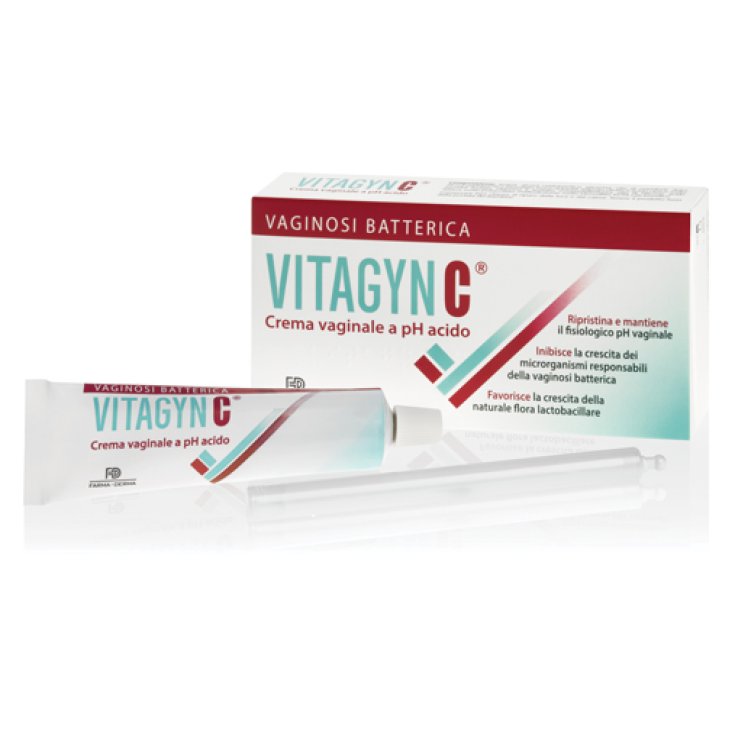 Farma-Derma Vitagyn® Vaginal Cream With Acid pH 30g With 6 Disposable Applicators.