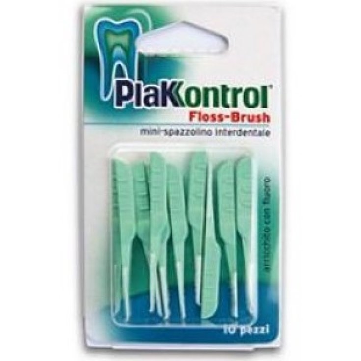 Plakkontrol Flossbrush Mini Interdental Brush 10 Pieces