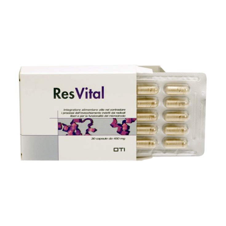 Oti Resvital 30 Capsules 450mg