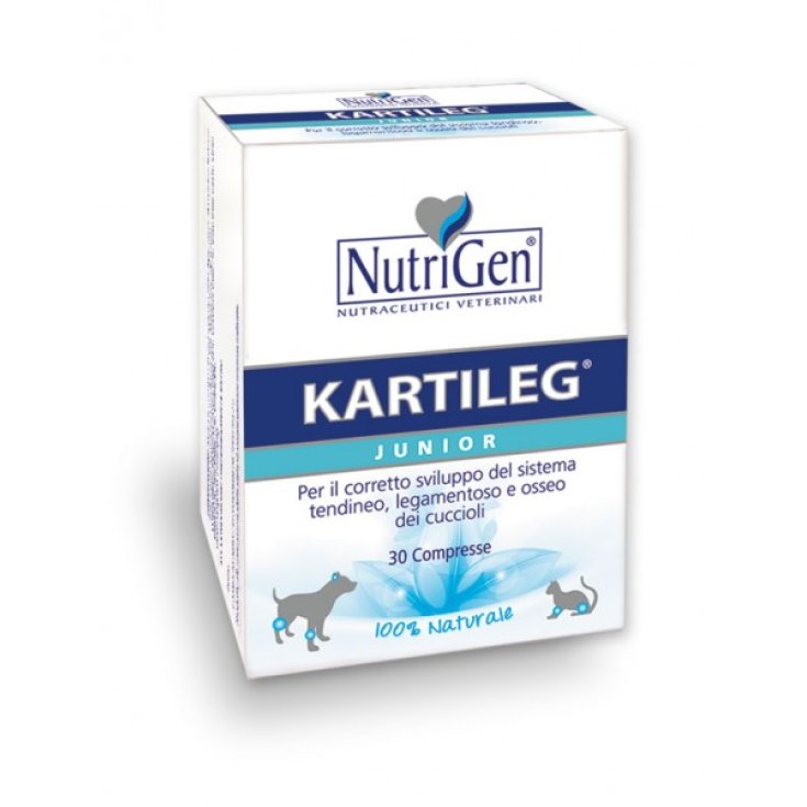 Nutrigen® Kartileg® Junior Complementary Feed For Animals 30 Tablets