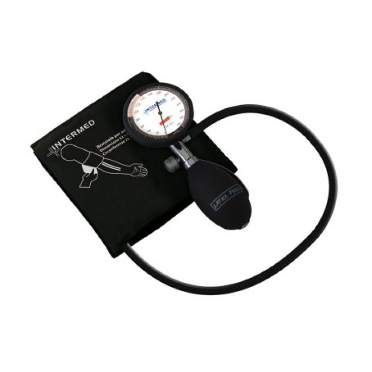 Intermed Aneroid Anti-Shock Sphygmomanometer Blood Pressure Measurement Black Color