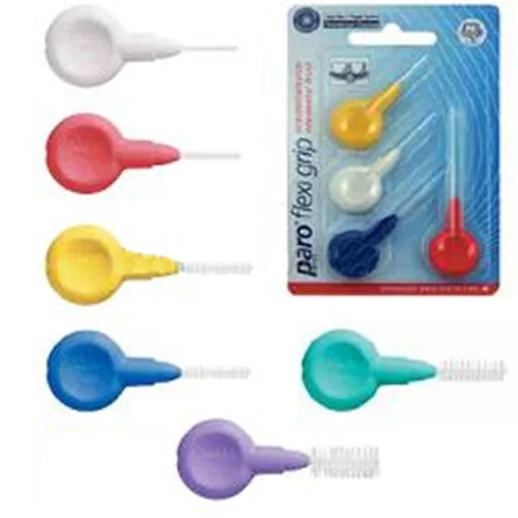 Paro 71072 Flexi Grip Interdental Brush Measure XXXX-Fine White Cylindrical
