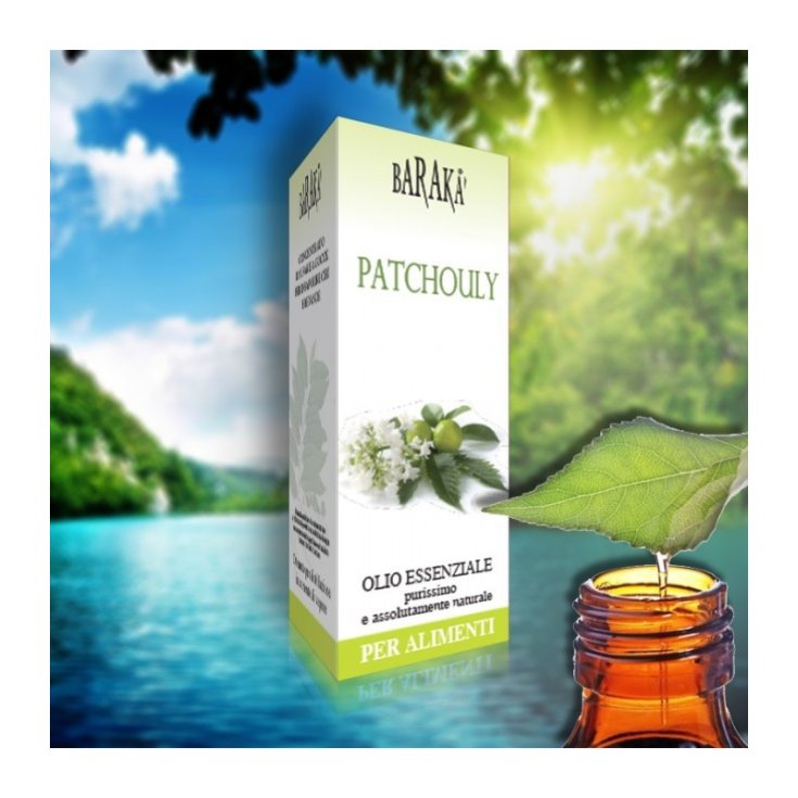Barakà Patchouly Pure Natural Essential Oil For Food 12ml