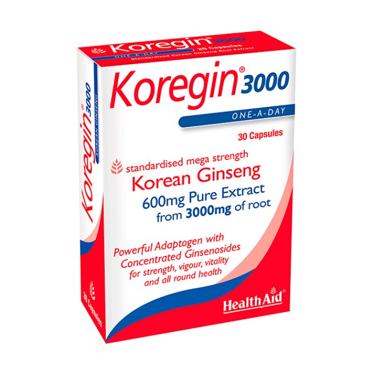 Health Aid Koregin 3000 Food Supplement 30 Soft Capsules