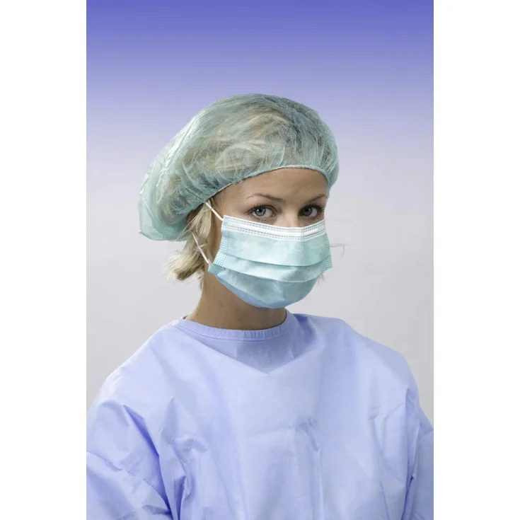 Safety Green Cap In Bag 100 Disposable Packs