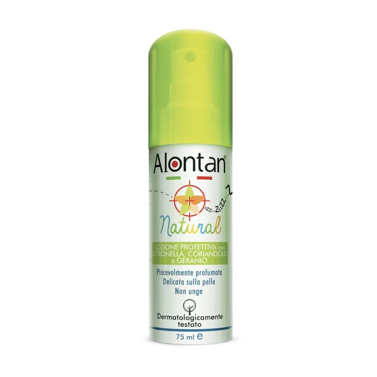 Alontan® Natural Protective Lotion With Citronella Coriander And Geranium 75ml