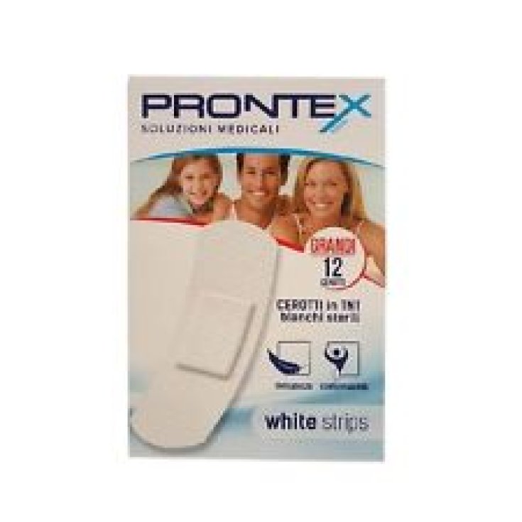 Safety Prontex White Strips White Patches 12 Large Patches