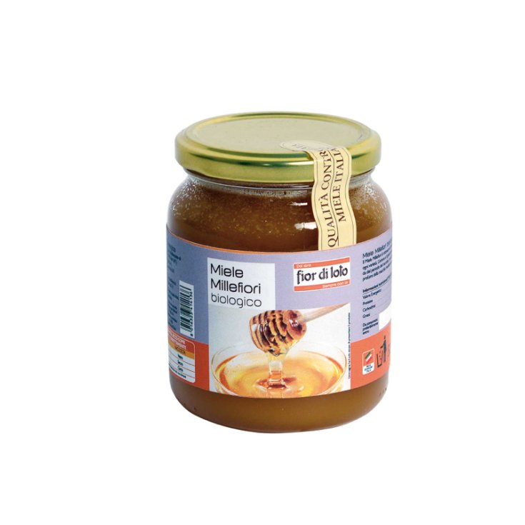 Fior Di Loto Organic Wildflower Honey 500g