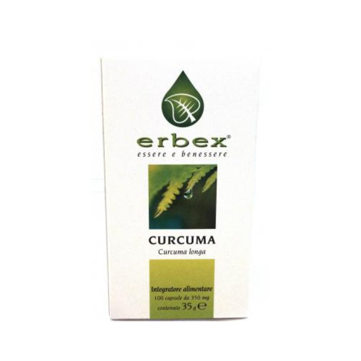 Erbex Curcuma 100 Capsules Of 350mg