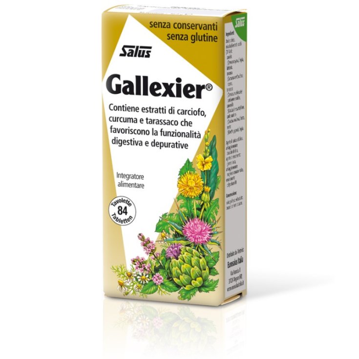 Salus Gallexier Tablets In Tablets For Difficult Digestions 84 Tablets