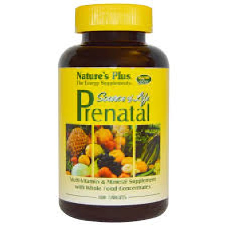 Nature's Plus Source Of Life Prenatal Food Supplement 90 Tablets