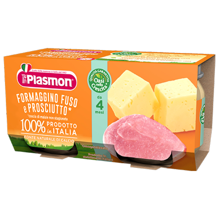 Homogenized Plasmon Melted Cheese With Ham 2x80g