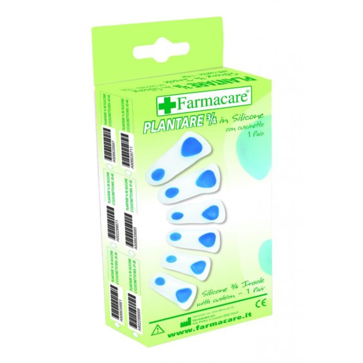 Pharmacare 3/4 Silicone Insole With Pad Size 35/36