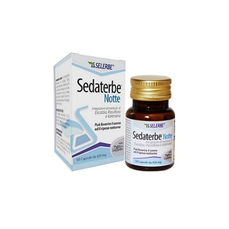 Selerbe Sedaterbe Notte Food Supplement 50 Capsules