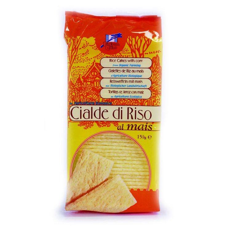 La Finestra Sul Cielo Rice And Corn Waffles With Salt Snack 150g