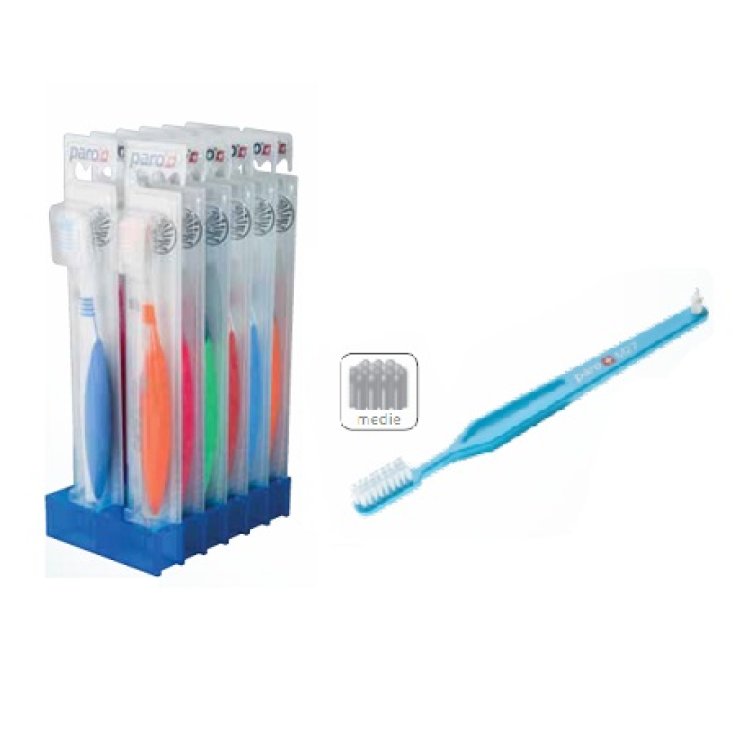 Paro 7744 M27 Medium 3-Wire Toothbrush