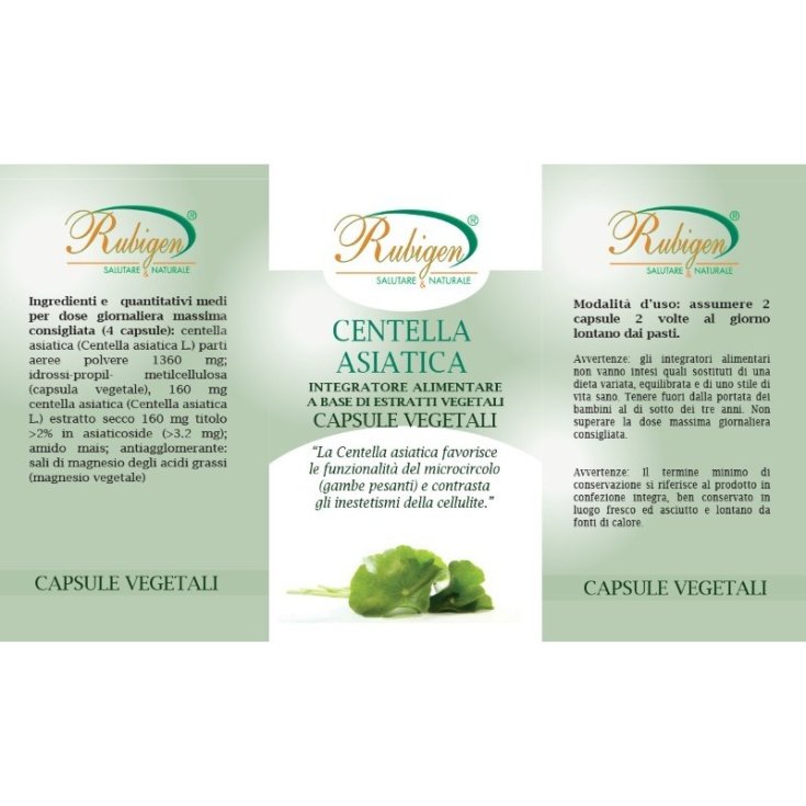 Rubigen Centella Food Supplement 60 Capsules