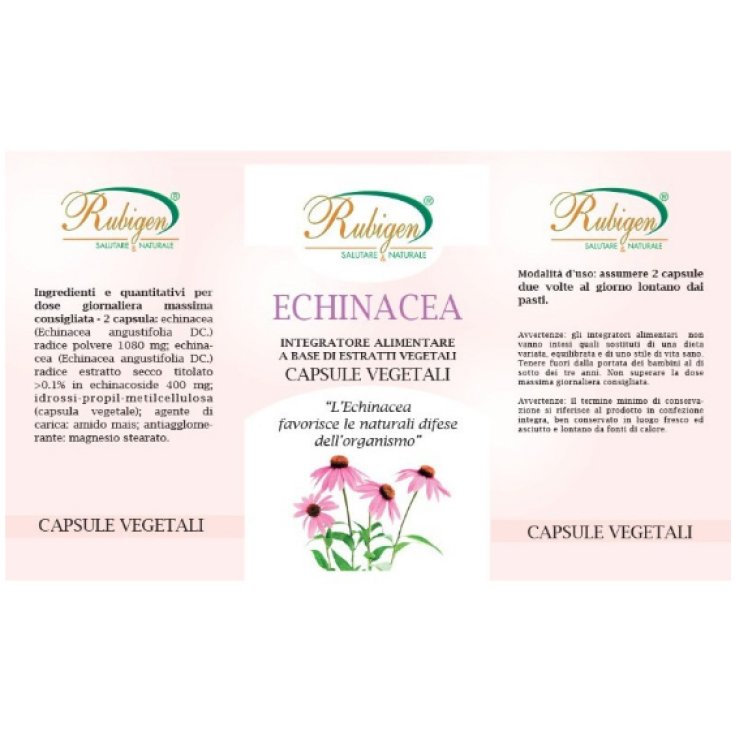 Natur-Farma Rubigen Echinacea Food Supplement 60 Capsules