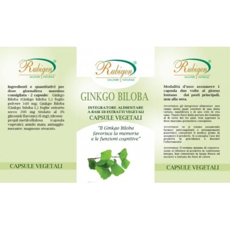 Natur-Farma Rubigen Ginkgo Biloba Food Supplement 60 Tablets