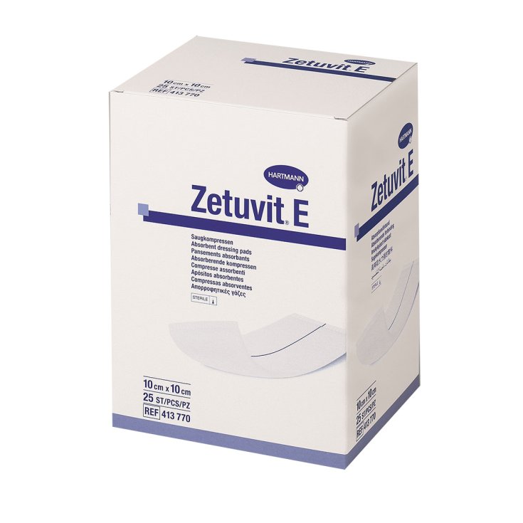 Paul Hartmann Zetuvit E Absorbent Dressing 10x10x25Pieces