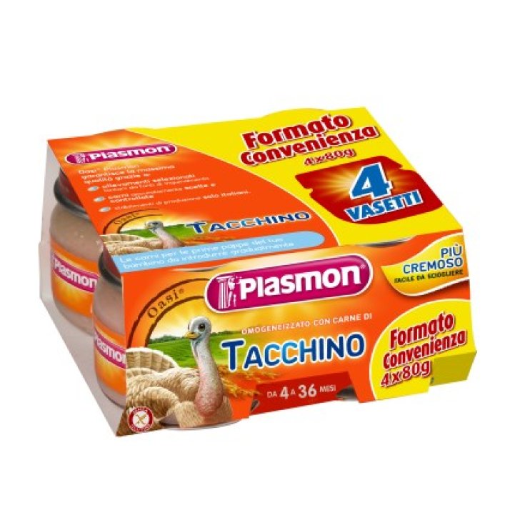 Plasmon Homogenized Turkey 4x80g