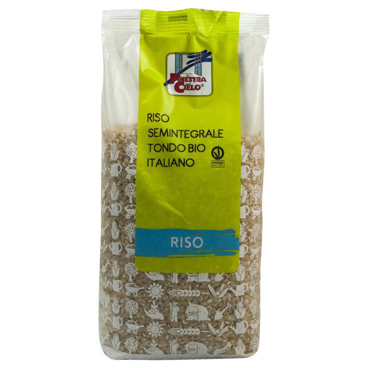 La Finestra Sul Cielo Semi-wholemeal Round Bio Rice Product For Food 1kg