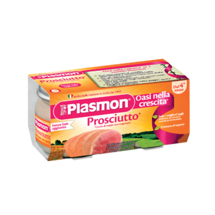 Plasmon Homogenized Meat Cooked Ham 2x120g